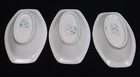 3 Antique Three Crown China Germany Porcelain Salt Cellars 3 5  X 2 25  Yellow