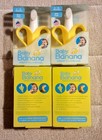    4 Pack    Baby Banana Yellow Infant Toothbrush  Easy To Hold  Made In The Usa