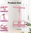 Multi-function Tension Rope Band   Pedal Puller Resistance Band  6-tube