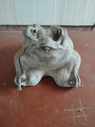 Vintage Used Temple Aluminum Concrete Frog Mold For Concrete Yard Decor  damage 