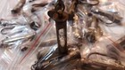 Lot Of 100 Nautical Vintage Ship Brass Hour Glass Sand Timer Key Ring Chain