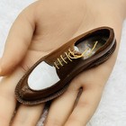 Vintage Plastic Shoe Miniature Salesman Sample Figurine 3 5 