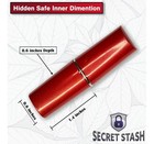 Lipstick Diversion Safe Secret Stash Can Hidden Compartment Container Travel Pil
