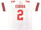 Ohio State Buckeyes Emeka Egbuka Autographed White Jersey Beckett Witness 222842