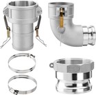 Type Da Cam And Groove Hose Fitting With Cam Lock Fittings 3  Part A c 125 Psi