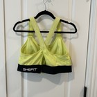 Shefit Ultimate Sports Bra Sz 3 Luxe Triumph Lime Front Zip Adj Strap Band Logo