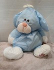 Vintage Fisher Price Puffalump Bunny Rabbit Blue Plush Toy No Dress Read Descrip