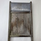 Vintage National Washboard Co Memphis Chicago Saginaw Our Own Wood Metal Antique