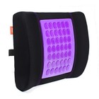 Sojoy Exposed Gel Lumbar Support Pillow Back Cushion With Memory Foam Gel Bumps