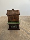 Vintage Cast Iron Mechanical Dog Coin Bank Puppy Doghouse Moving Bank