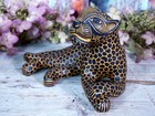  8 Mayan Jaguar Clay Handmade Amatenango Del Valle Chiapas Mexico Folk Art Small
