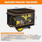 Generator Covers While Running  Heavy Duty 600d Waterproof Oxford Fabric  Tra   