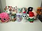 Ty Beanie Boos Collection  rare Mixed Lot Of  12  Different Beanie Boos  mwt s  
