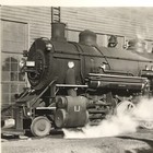 Western Pacific Railroad Engine Locomotive No  10 Antique Photo