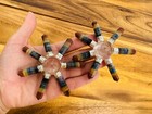 7 Chakra Energy Generator  Crystal Pyramid Point  Reiki Healing Stones 4 5  Inch
