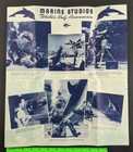Vintage 1940s  Marine Studios Marineland Florida Pictures Map Shark Brochure