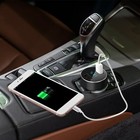 Dual Usb Car Charger Adapter Led Display Fast Charging For Iphone X 8 Samsung S9