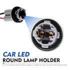 2 Pcs Car Turn Signal Lights Harness Pigtail Socket  T10 T13 T15 Bulb Socket
