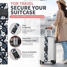 Luggage Strap For Suitcases Adjustable Travel Belt With Quick Release Buckle    