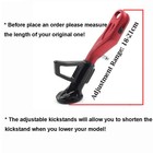 Foot Support Side Stand Parking Leg Kickstand Motorcycle Adjustable