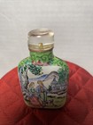 Antique Enamel Porcelain Chinese Snuff Bottle European Subject Read