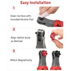 Hotselling Aluminum Alloy Magnetic Ratchet Switch Knob For Milwaukee-m12 Ratchet