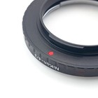 Lens Adapter For Nikon F Mount To Olympus Four Thirds Om43 E-5  E-7  E420  E620