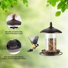 Metal Bird Feeder For Outside Hanging wild Bird Feeders For Cardinal