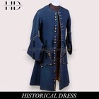 New Probably French Coat Blue Uniform Frock Wool Coat Fast Shipping 