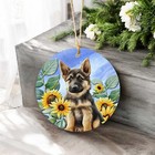 German Shepherd Puppy Ornament     Pet Christmas Keepsake Gift For Dog Lovers