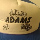 Vintage 80s Adams Cement Mixer Roper Hat All Foam Winner Renaissance