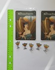    2x The Bitter Truth Art Deco Metal Tin Signs   6x Enamel Cocktail Lapel Pins   
