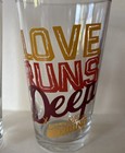 Set Of 2 Deep Ellum Brewing Company    love Runs Deep    Beer Pint Glasses