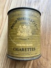Vintage Phillip Morris   Co   Cigarettes English Blend Metal Tin