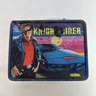 Vintage 1980s Knight Rider Tin Metal Lunch Box Only No Thermos