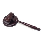 Handmade Wooden Judge Gavel And Sound Round Block Set For Court  Auction  Sch   
