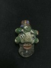 Antique Ancient Rare Phoenician Handmade Mosaic Face Bead Stunning N9 Amulet