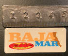 2 Original Vintage Fmf Baja Mar Enduro Decals   2 Oval Fmf So  Calif Decals