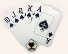 Copag 1546 Black  Gold Poker Playing Cards - Super Ind  - Case - 12 Double Decks