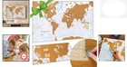 Scratch Off Map Of The World With Usa  Travel D  cor For Adventurers