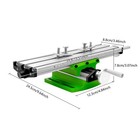 Cross Slide Drill Press Bench Axis Mill Machine Work Table Compound Vise Vice