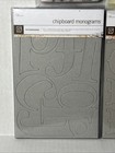 Chipboard Monograms Alphabet Lot Letters Undressed Scrapbooking Crafts