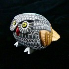 Owl Bujo Oaxacan Wood Carving   Mexican Folk Art   Colorful Alebrije   Mexico