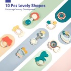 Hahaland Baby Toys 0-6 Months - Baby Rattles Teething Toys 3-6 Month  Infant