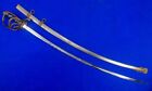 Vintage Us Ww2 Model 1902 Uncommon Curved Blade Officer s Sword W  Scabbard