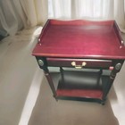 32  Antique Stylish Night Stand End Table Dresser With Drawer In Excellent Cond-