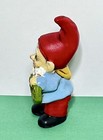 Vintage Christmas Elf Garden Gnome Hand Painted Ceramic Figure Holiday Decor