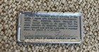 Vintage 1940 Richmond Virginia Charge Plate Credit Card Department Store