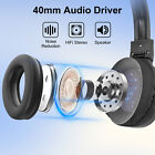 Portable Fm Radio Wireless Headphones Headset Stereo Foldable Receivers Over-ear