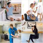Adjustable Swivel Barstools Set Of 2 Modern Pu Leather Kitchen Counter Bar Stool